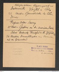 k.k. naturhistorisches Hofmuseum, Intendanzakten 1885-1896 (Hauer), Aktenzahl Z.206/1891, Seite 1